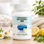 Maxi Health Chewable Melatonin Lamon Flavor - Kosher Pesach - 100 Count