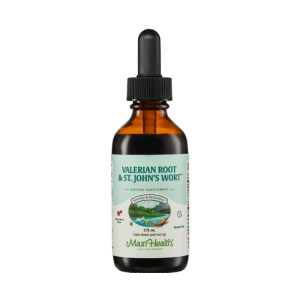 Maxi Health Valerian Root & St. John's Wort Liquid - 1 oz.