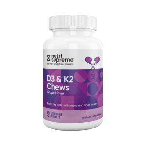 Nutri Supreme D3 & K2 Chews - 90 Chewable Tablets
