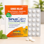 Boiron Sinus Calm Sinus Relief Medicine for Congestion & Pain - 60 Tablets