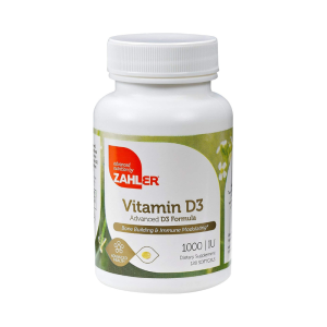 Zahler's Vitamin D3 1000 IU - 250 Softgels